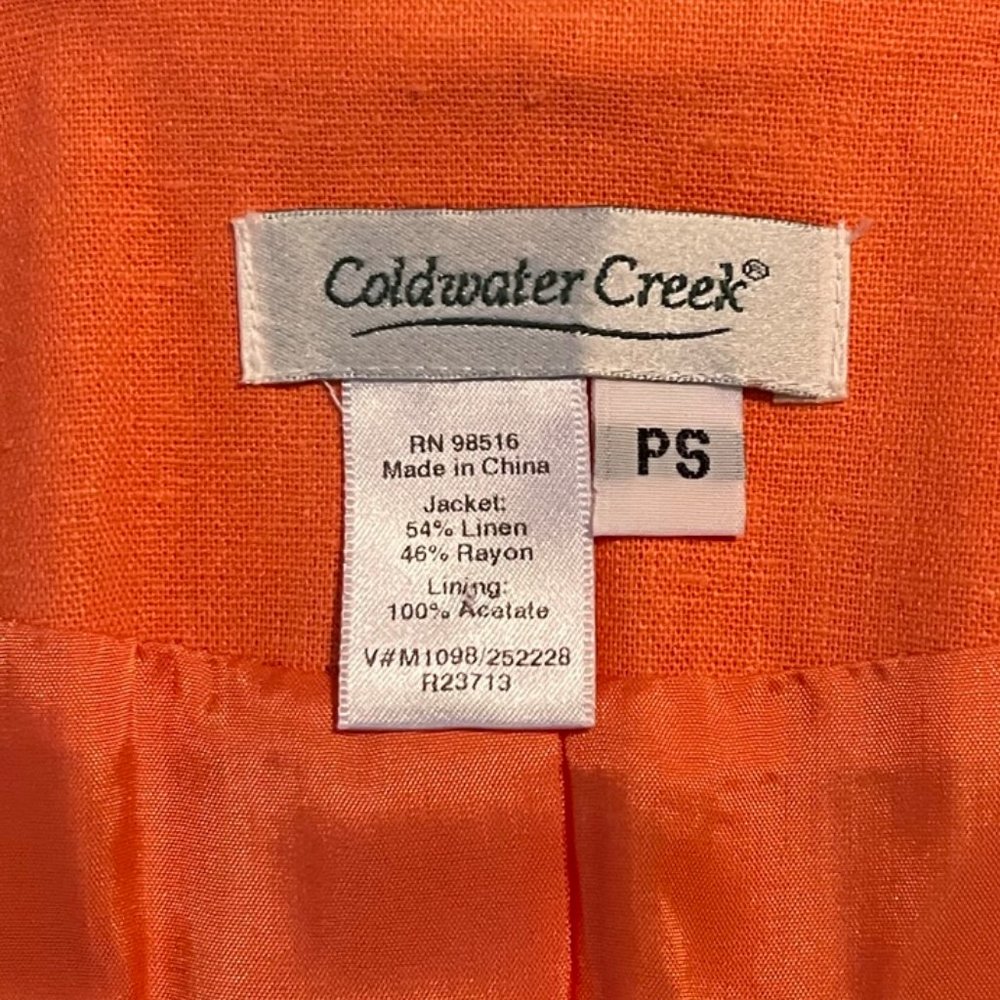 Coldwater Creek Blazer/Jacket for Women Size PS Petite Small Worn Once EUC! - Picture 5 of 5